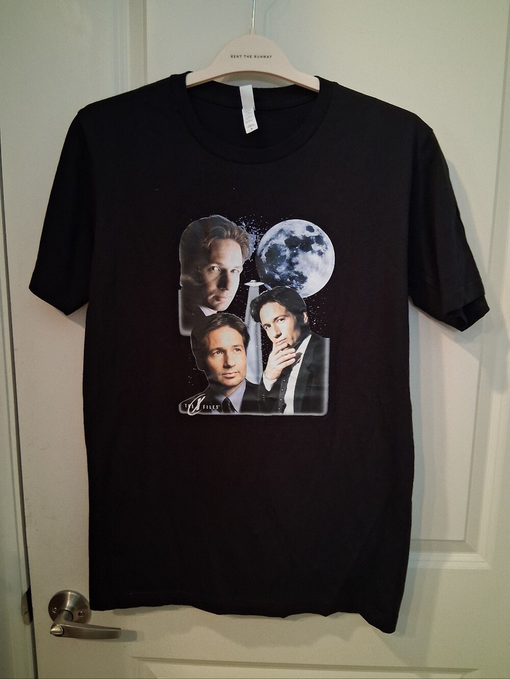Black Short Sleeve Graphic Crew Neck T-Shirt